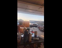 Little girls say raw dog playing