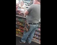 Collab WINY - Snake hang on belt loop of man