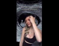 Anxious paranoid girl thinks she is pregnant 