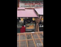 Cannoli man stares up at woman from below 