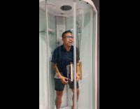 Man pretends to scream to prank friend