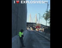 I love explosives video of bridge demolition blow up take down