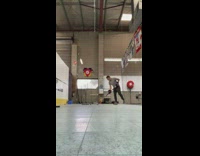 Guy hits phone with hockey puck 