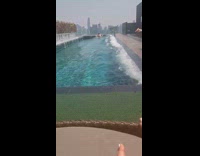 Collab Clips MPUGC - Roof top pool earthquake sway