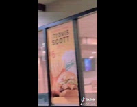 Guy steals travis scott mcdonalds poster bedroom 