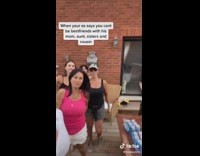 Girl is friends with ex boyfriends family 