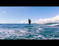 Collab SendItOfficiall - Woman ride jet ski jump high from waves