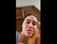 Woman tells ghost story time 