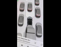 Truck on tesla screen glitching