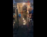 Submitter shows flood takes over entire gym