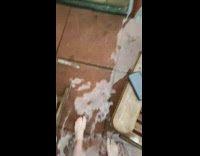 Balcony of apartment unit floods 