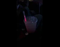 Guy buys wicked drink lights up theater