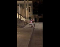 Collab IITW - Woman selfie with light near the ruins