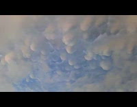 Submitter films ocean clouds in the sky