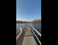 Man takes travel videos and makes great transitions (BAD SIGNATURE)