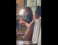 Collab IITW - Woman selfie with light drinks her wine