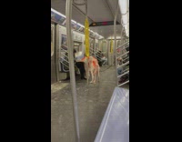 Collab Subway Creatures - White dog with orange and green spots