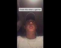 Tied up girl in pink in trunk of car