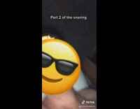 Sleeping guy snores weird funny white pillow
