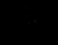 Lightning strike over house illuminate night sky