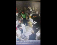 Man hides inside the tires and scares co-worker 