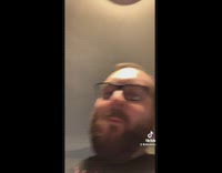 Guy eats rainbow gummy ball gets high