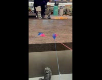 Couple wins sticky hand game on restaurant