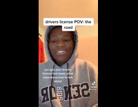 Girl writes own lyrics to drivers license 