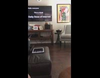 Brown dog on floor hear DDOI voice