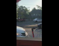 Girl bikini dance parking lot red truck part 2