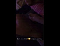 Little girl spy pen has marking on her face