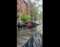 Collab winy - Small train with kid passengers on street