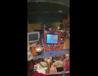 Girl shows off her stitch disney drawing 