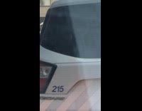 Fire melt garbage can on street part 3