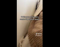 Couple in bed guy asks for more space 