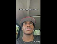 Guy imagines stick figure running alongside car 