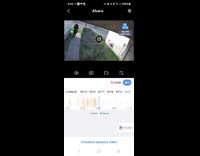 Woman throws parcel and leaves the yard