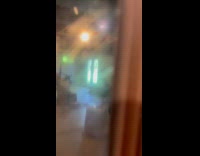 Man caught bat with basket crawls out