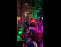 Beetlejuice theme for house party Halloween night