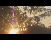 Guy sees meteorite flying across sunset sky 