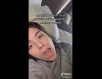 Girl has impression about Dixie Damellio talking about makeup routine