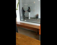 Mom Poses in Front of Daughter for Photo