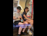 Man Pranks Teenager as it Eats Ice Cream