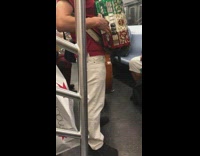 Mariachi band plays live music on subway 