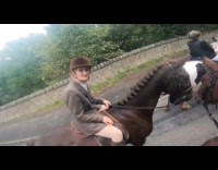Submitter films horse ride experience at Edinburgh 