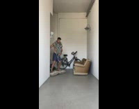 Guy mocks models wearing uncomfortable shoes