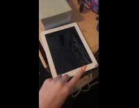 Woman opens old iPad but was disabled
