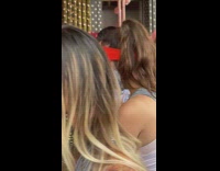 Collab IITW - Guy forced smile between two girls teacup