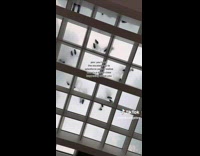 ClipsIG - Silhouettes of Dancing Couples Feet Move from Above