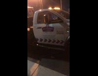 Collab KaleSaladIG - White car gets towed by truck